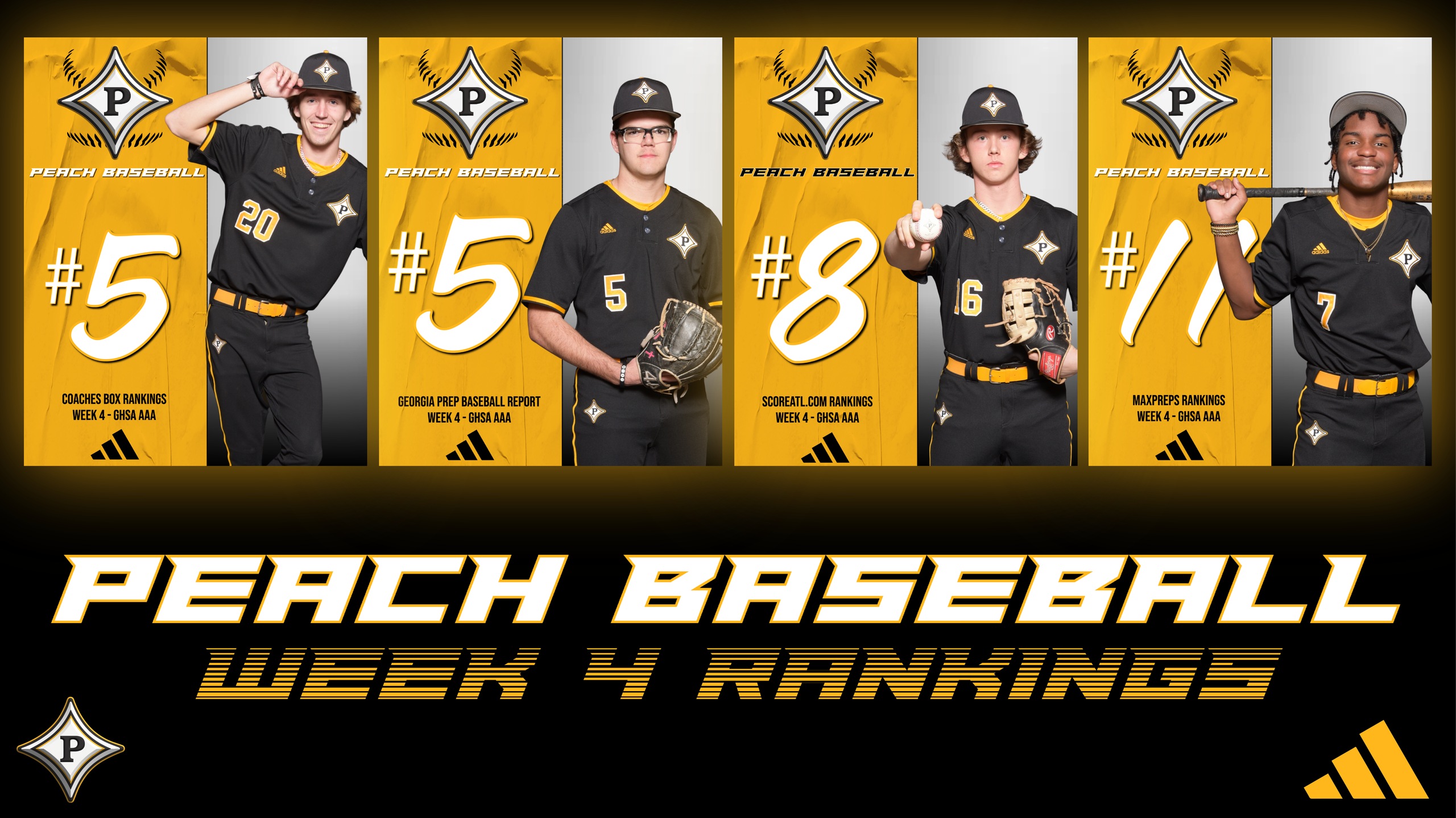 Week 4 Baseball Rankings