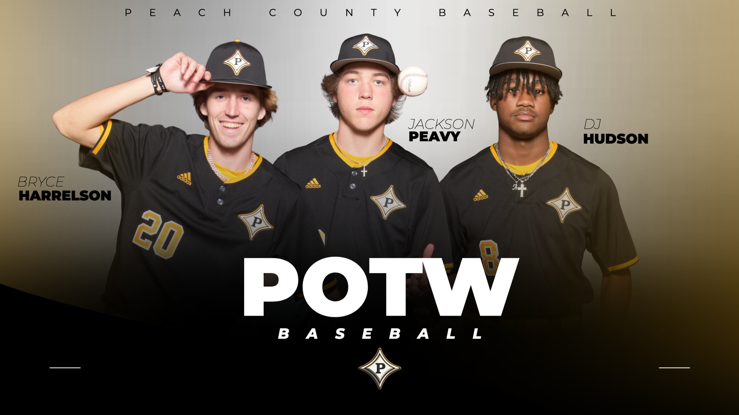 Congratulations to this week's Peach County Baseball Players of the Week
