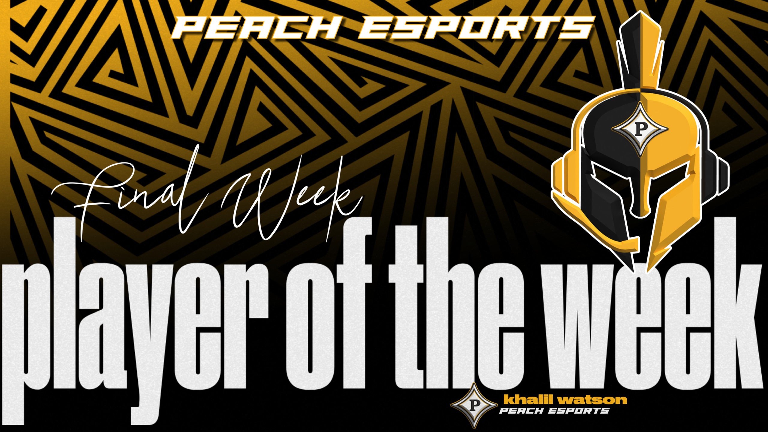 Khalil Watson earns final regular season POTW honors