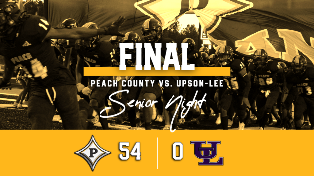 Peach County Football dominates Senior Night