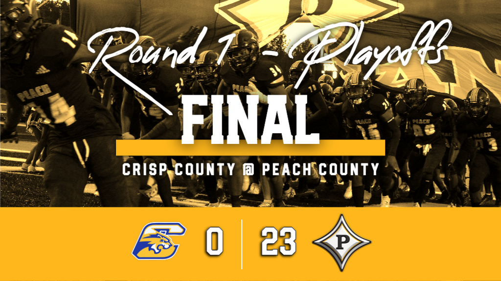 Peach County Football advances to Round 2 with 23-0 win over Crisp County