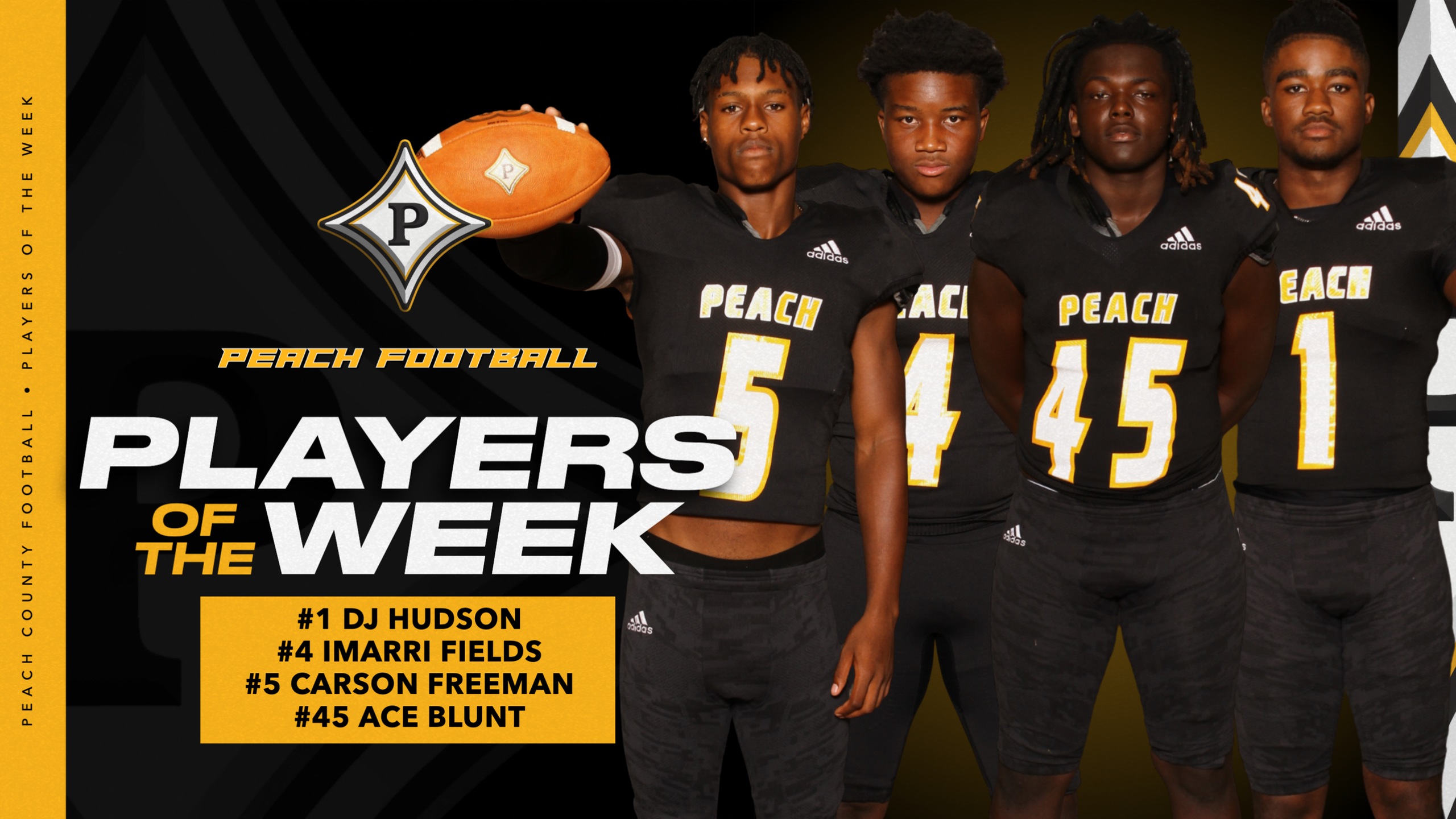 Peach County Football - Players of the Week vs Northside