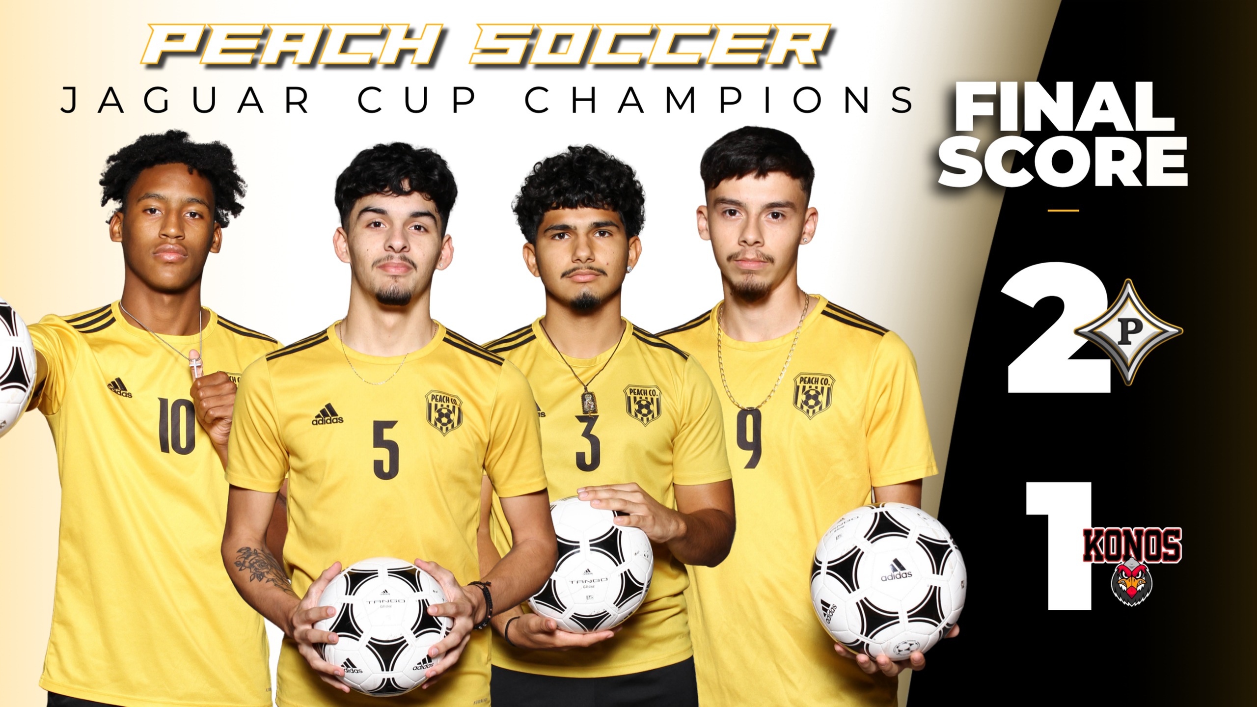 Boys Soccer win Jaguar Cup Championship