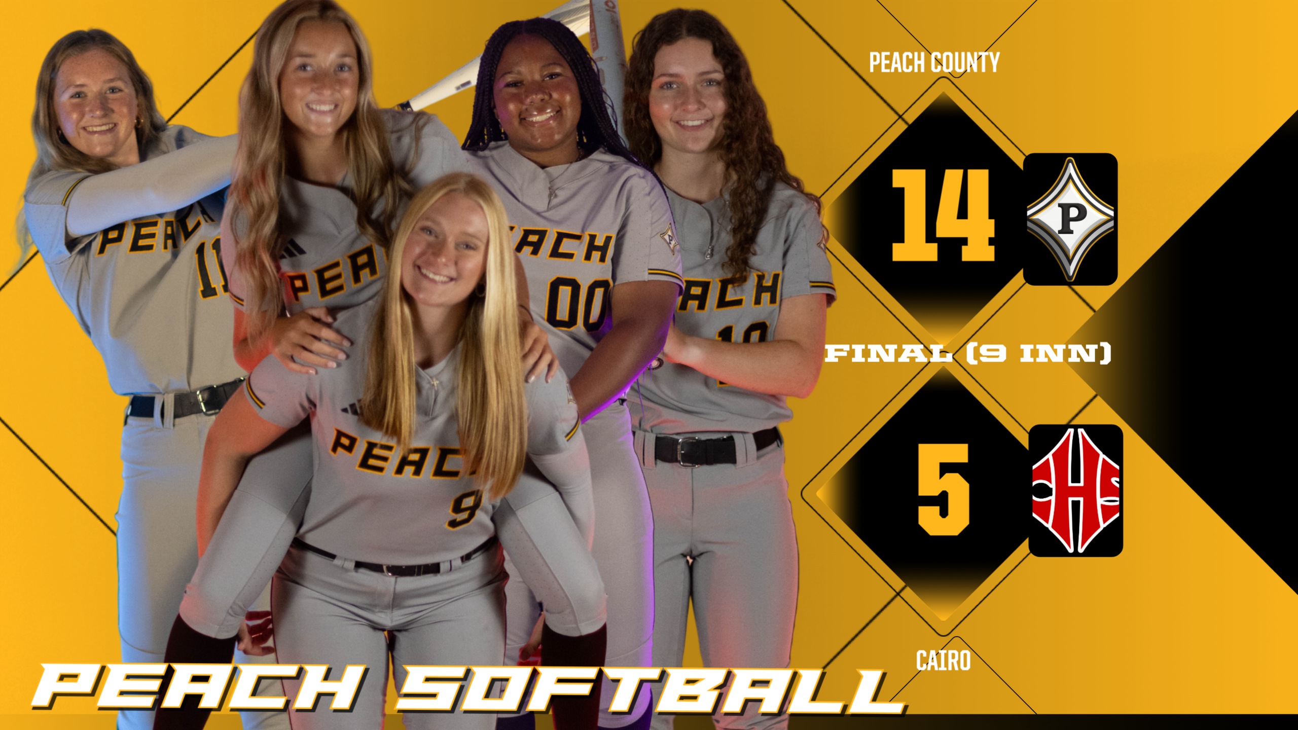 Lady Trojans take down Cairo in 9 innings