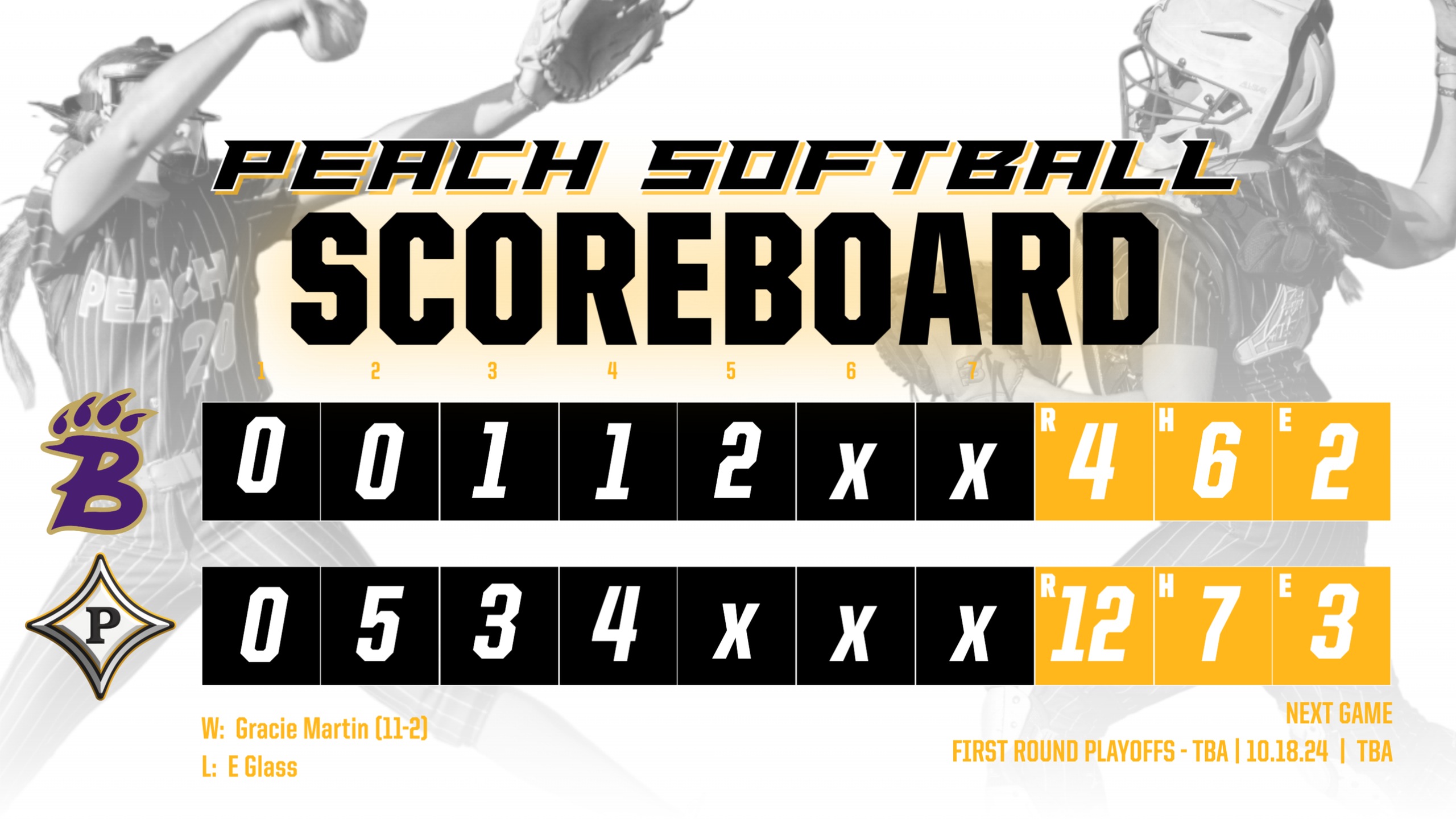 Peach County Softball wins Region Championship !!!