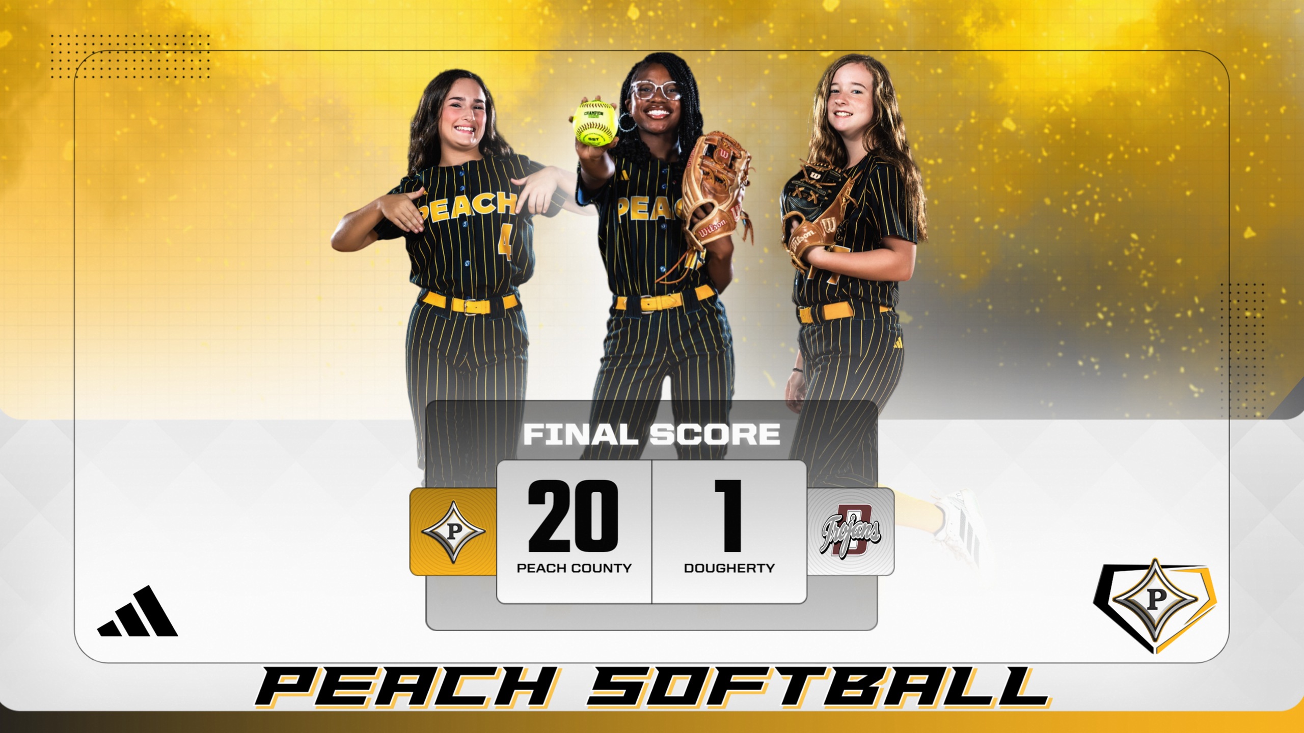 Lady Trojans open Region 1-AAA with a 20-1 victory over Dougherty