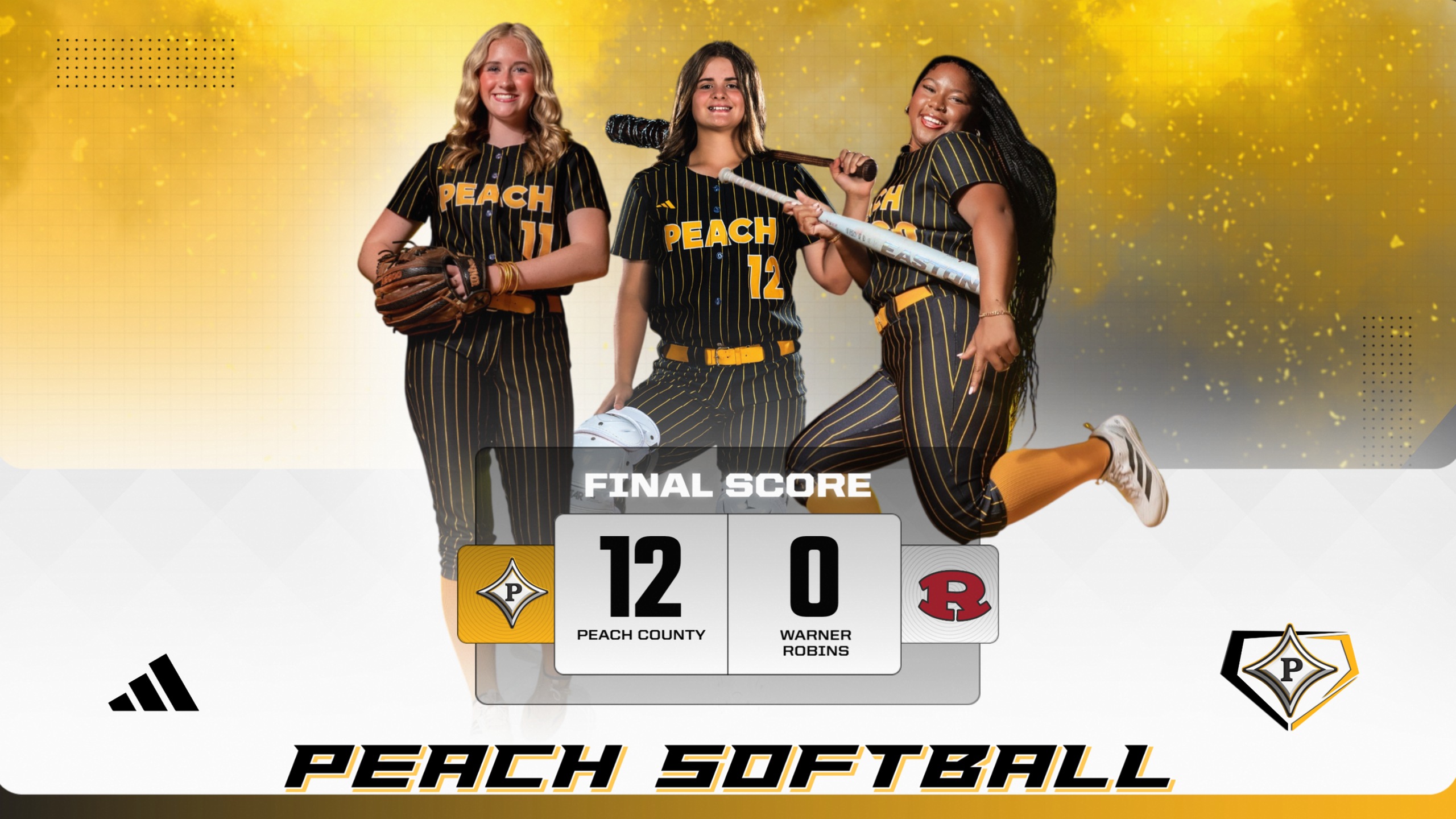 Peach County Softball breezes past Warner Robins 12-0