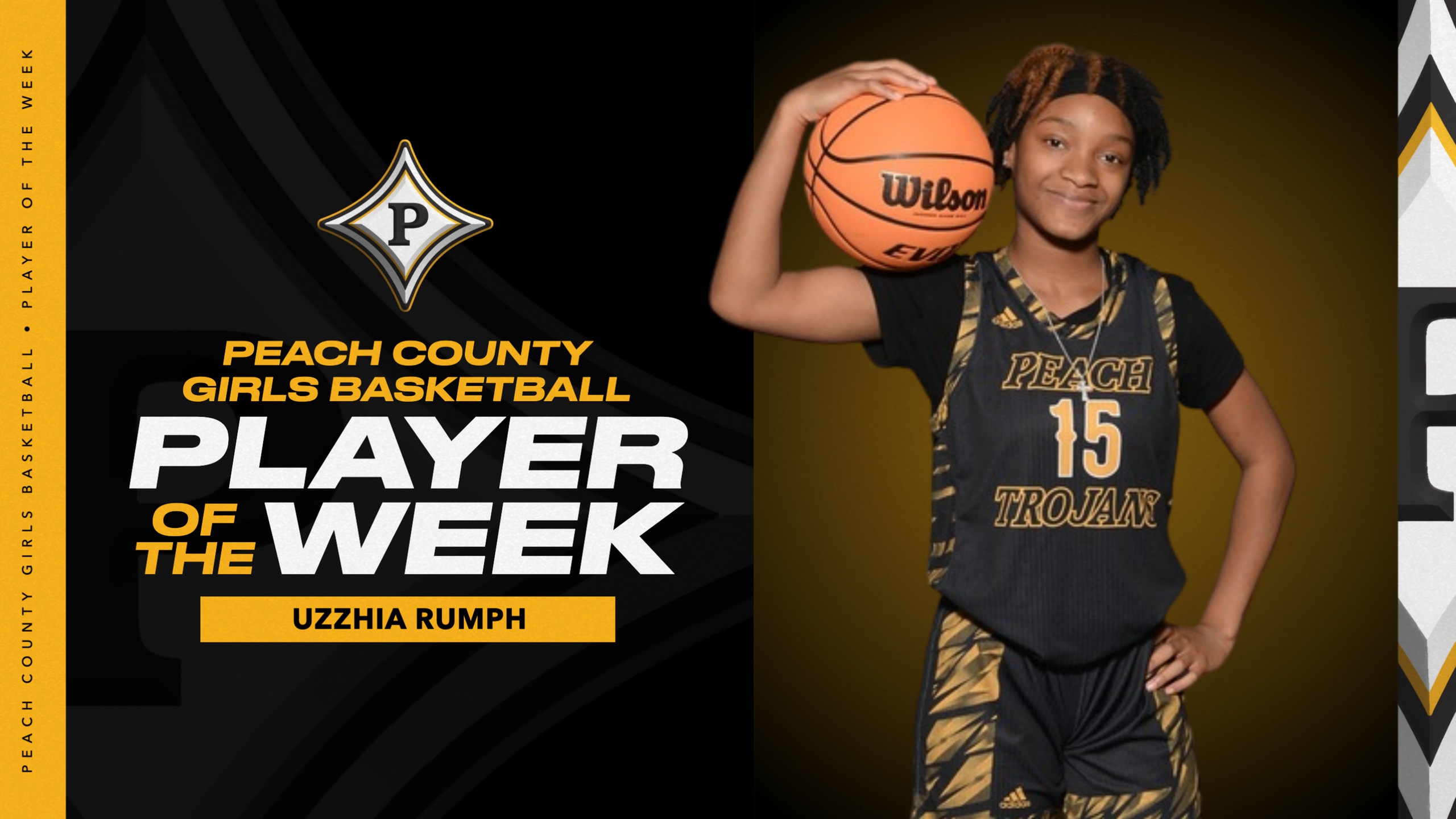 Uzzhia Rumph - Peach Girls Basketball - POTW
