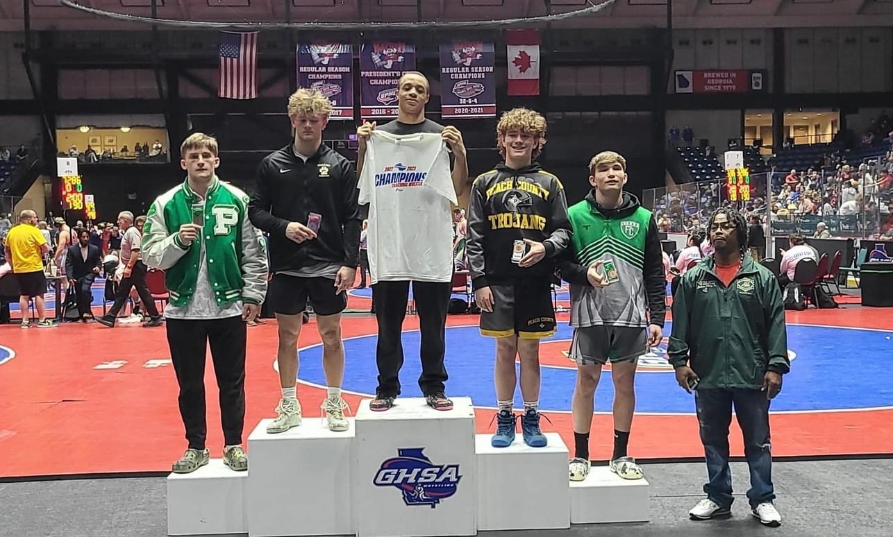 Eli Brown takes 3rd in GHSA Wrestling State Championships