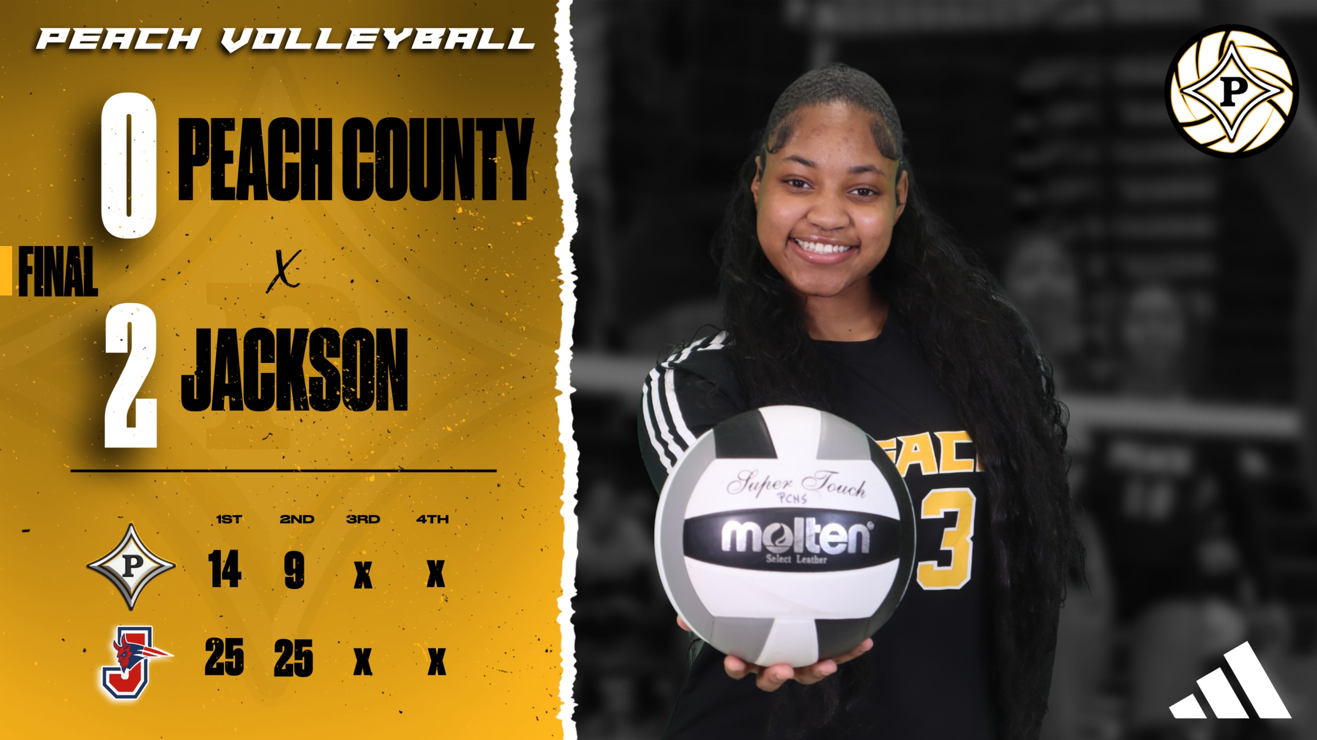 Peach Volleyball drops Region 2-AAA Match to Jackson