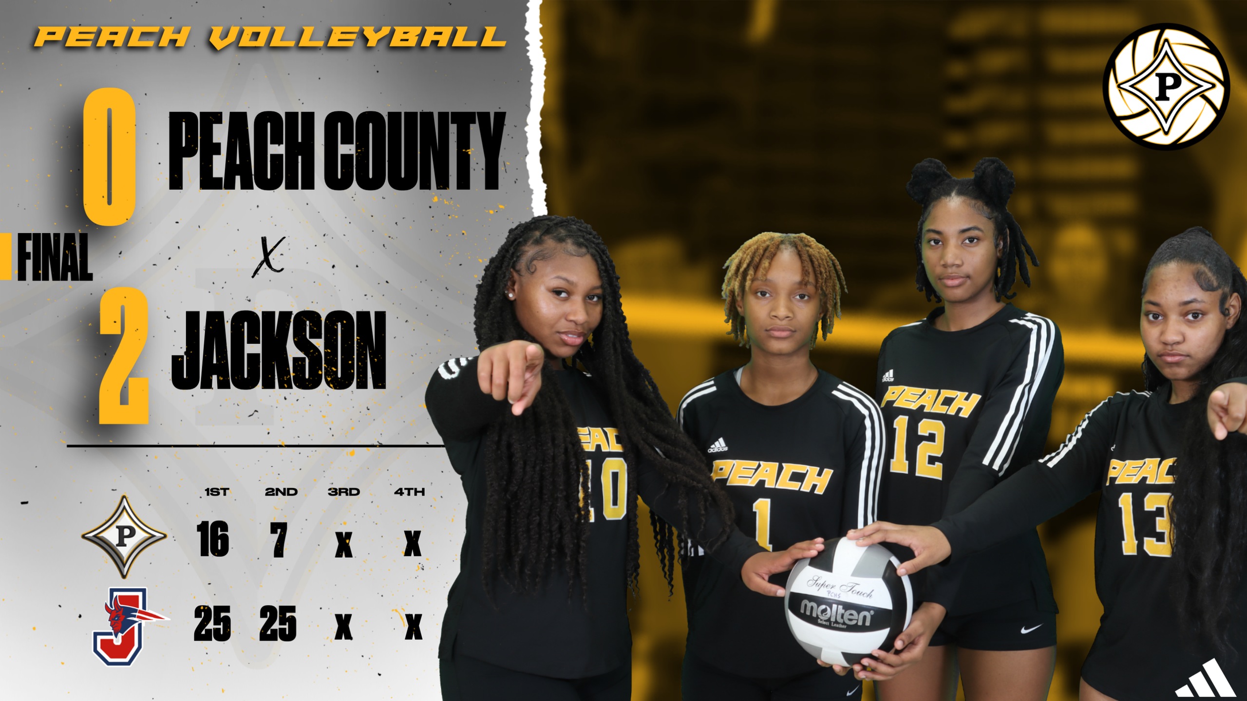 Peach Volleyball drops Region 2-AAA home match to Jackson
