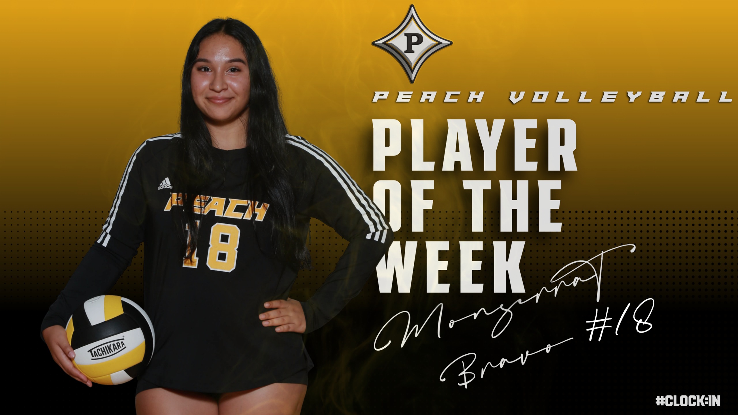 Volleyball Player of the Week for August 28 - September 1