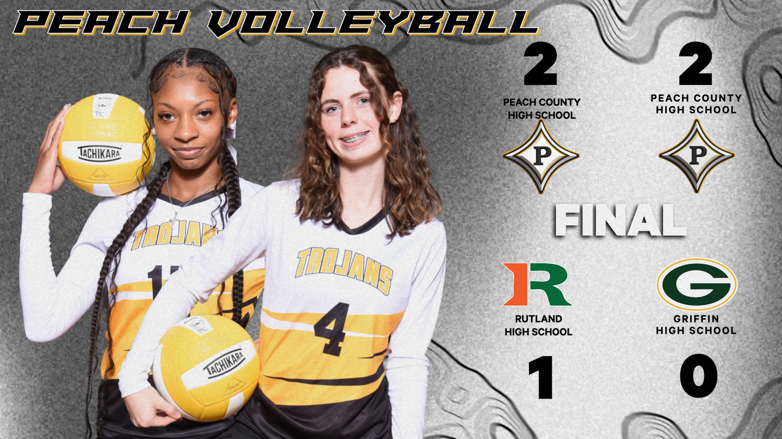 Lady Trojans Volleyball sweeps the Tri-Match